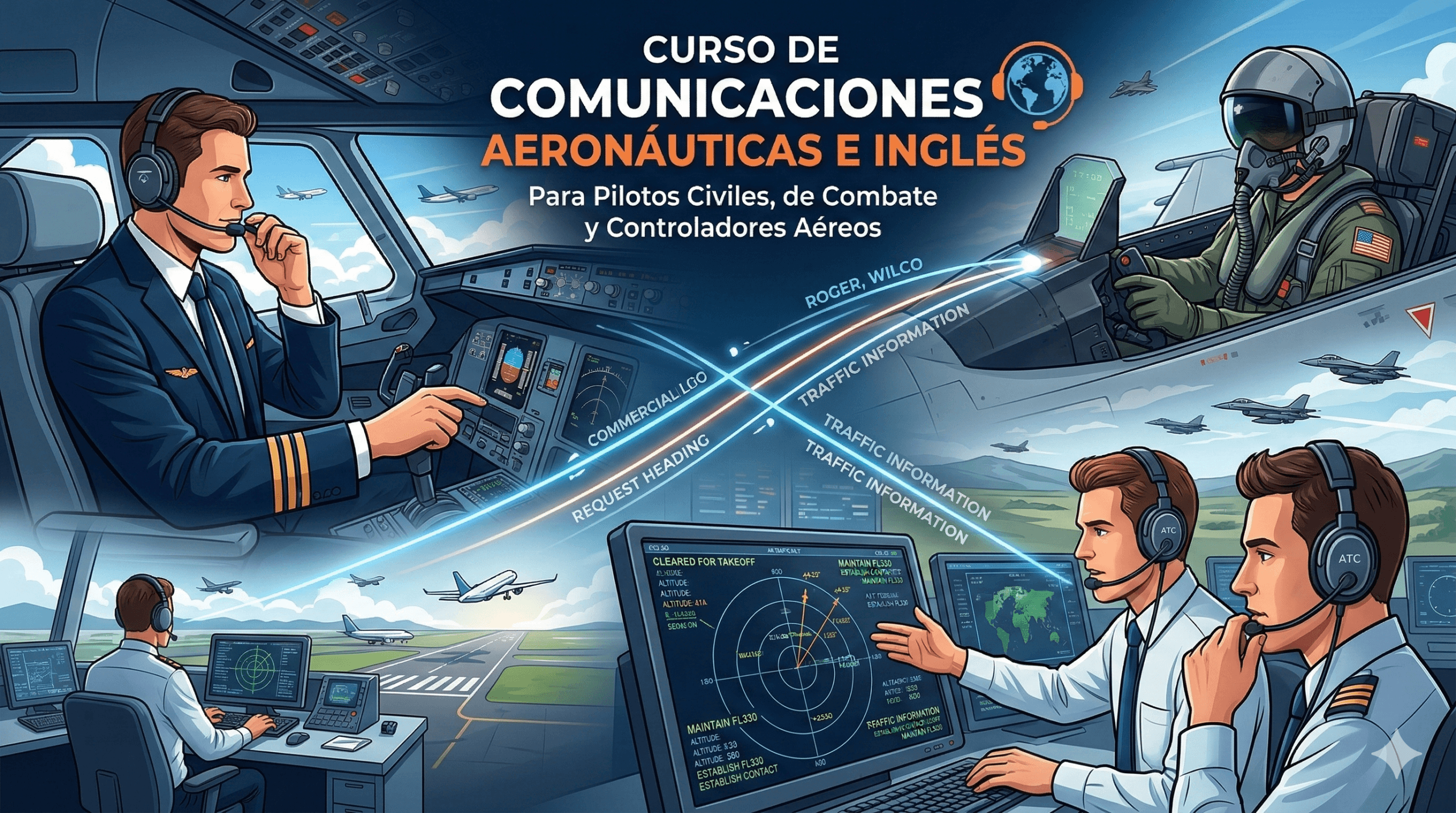 Curso de COMMs e Ingles. Básico WIP